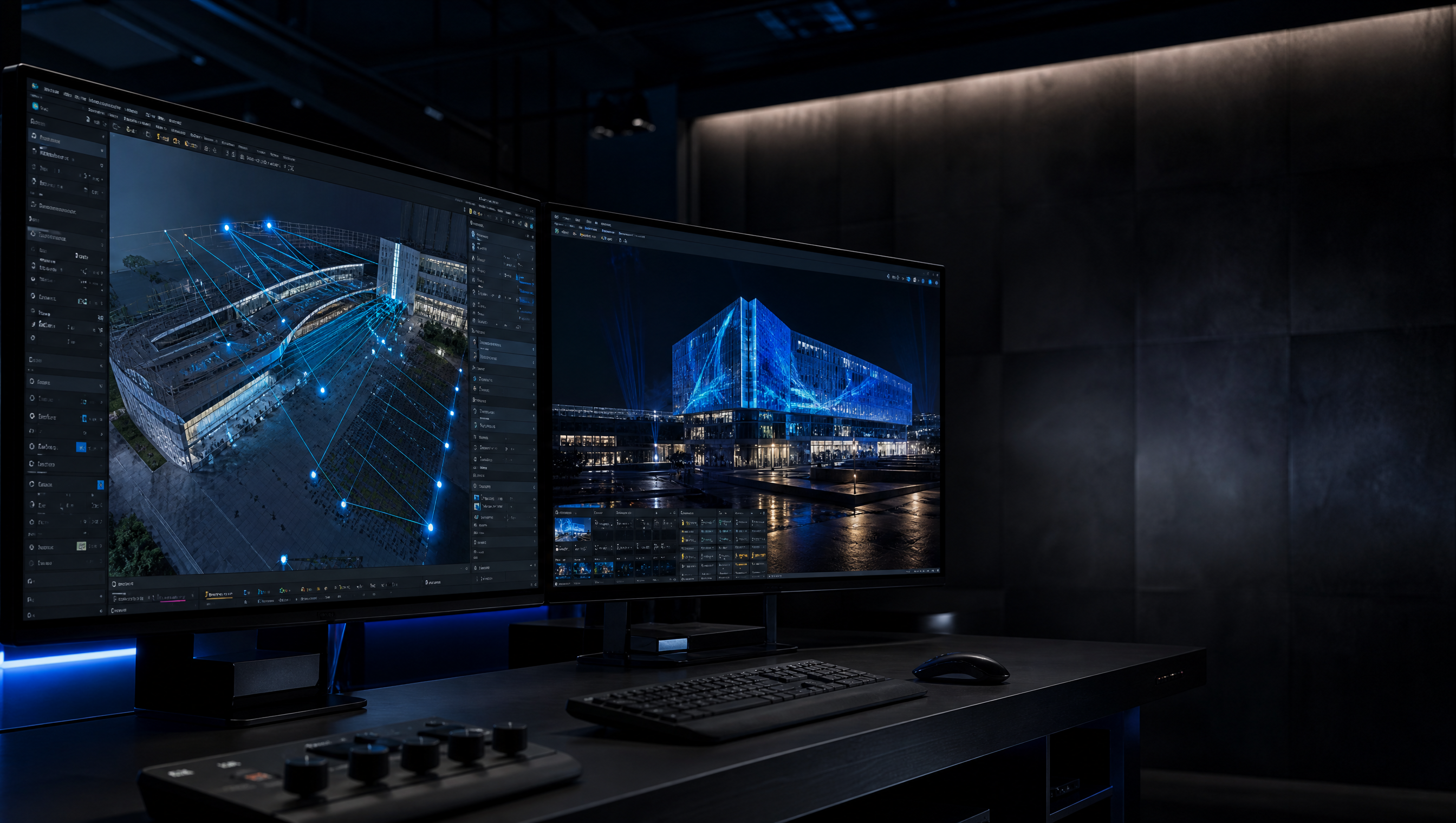 Simulation process scene
