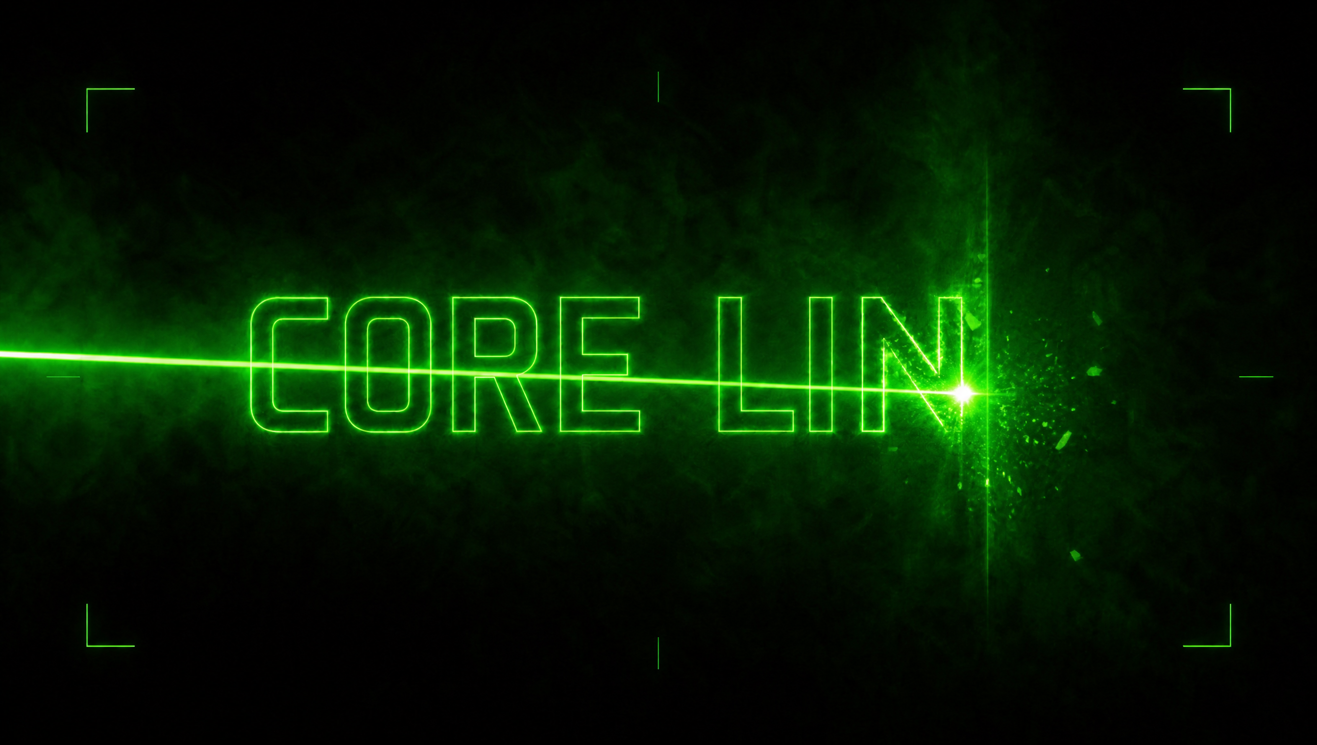 Text and graphic laser mapping