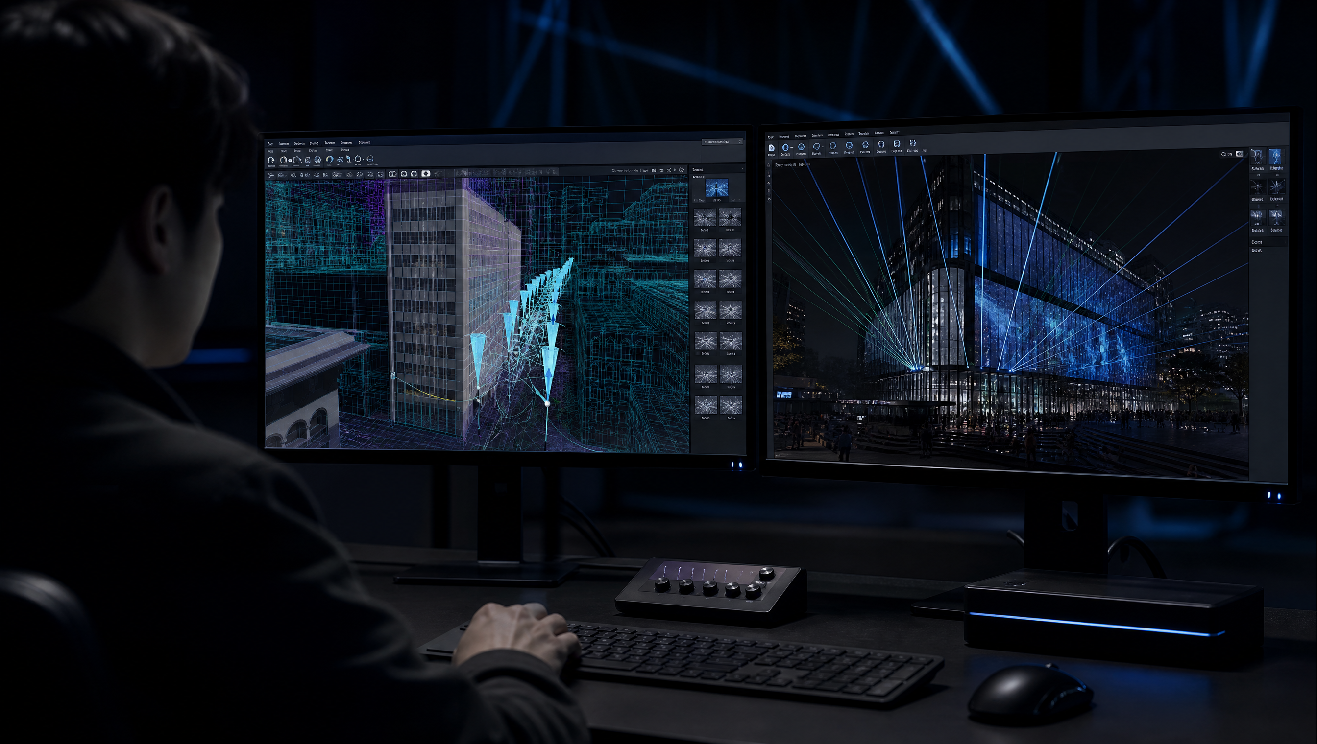 Technical simulate stage